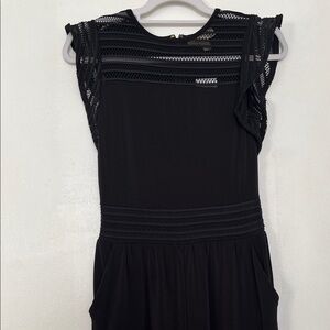 Michael Kors Black Jumpsuit with Gold Accents